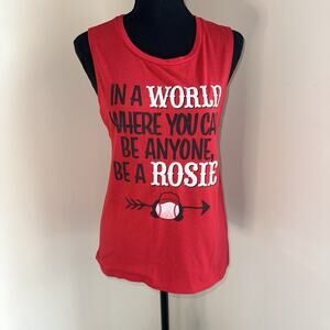 Women's Cincinnati Reds Shirt Size Medium Be A Rosie